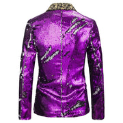 Gold Embroidered V-Neck party jacket