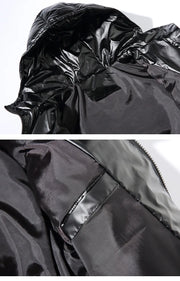 Women's Puffer Fashion Glossy Loose Thicken waterproof jacket