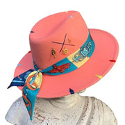 Hand sewn Fedoras adjustable unisex hat