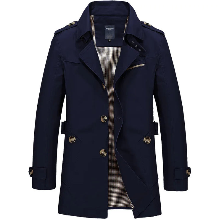 New Fashion Casual Cotton Trench Coat