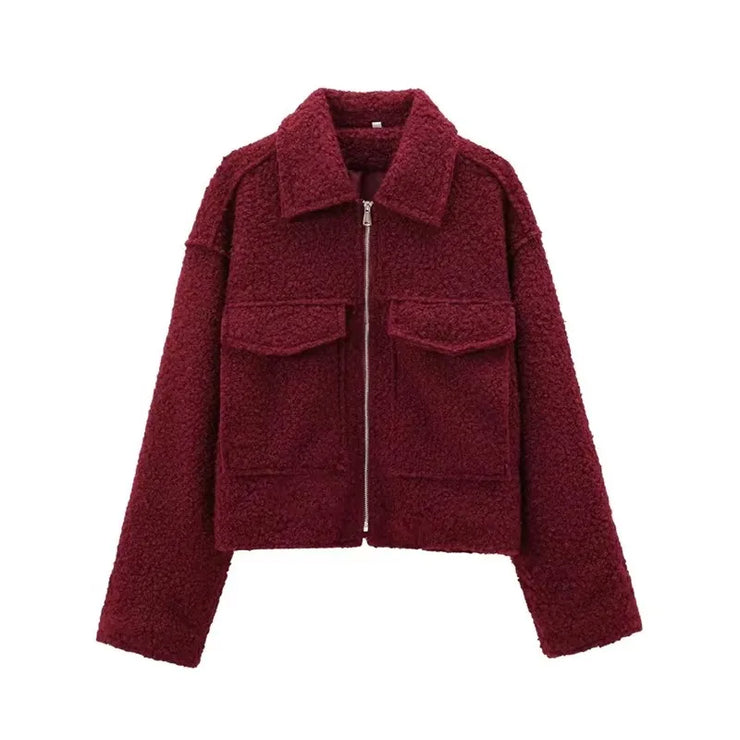 Luxury Will Vintage Lapel Neck Long Sleeve Jacket