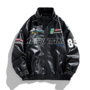 RETRO EMBROIDERY WINDBIKER STREET JACKET
