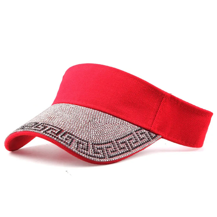 Women's Diamond Inlaid Hollow Hat