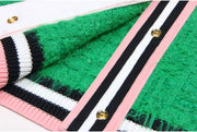 Elegant Cardigan Winter Knitting Long Sleeve