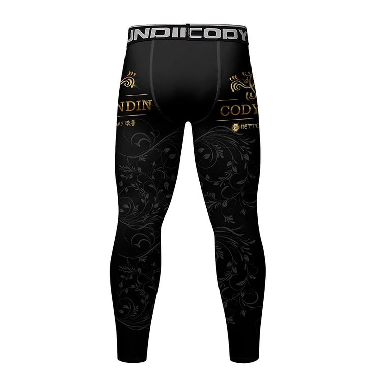Printed Jiu Jitsu Rashguard Compression Boxing Tracksuit