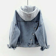 WOMENS AUTUMN  PUFFED DENIM JACKET