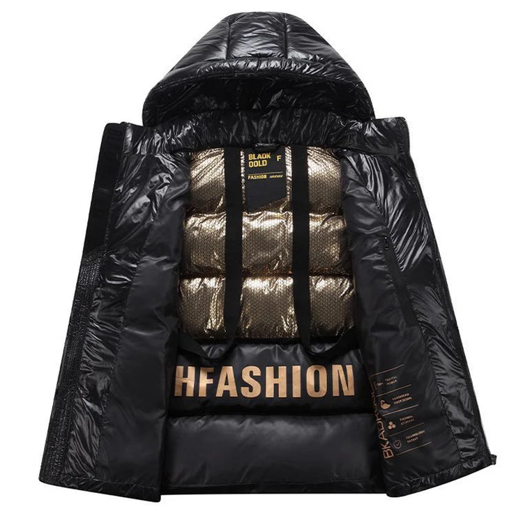 Duck With Hood Puffer Luxury Down Coat