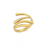 Luxury Double Bead Ball Ring  by DARK