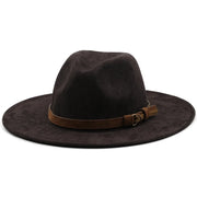 Natural Panama Soft Shaped Suede jazz Hat
