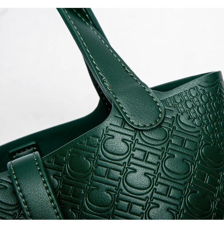 Elegant Retro Versatile Textured Handbag