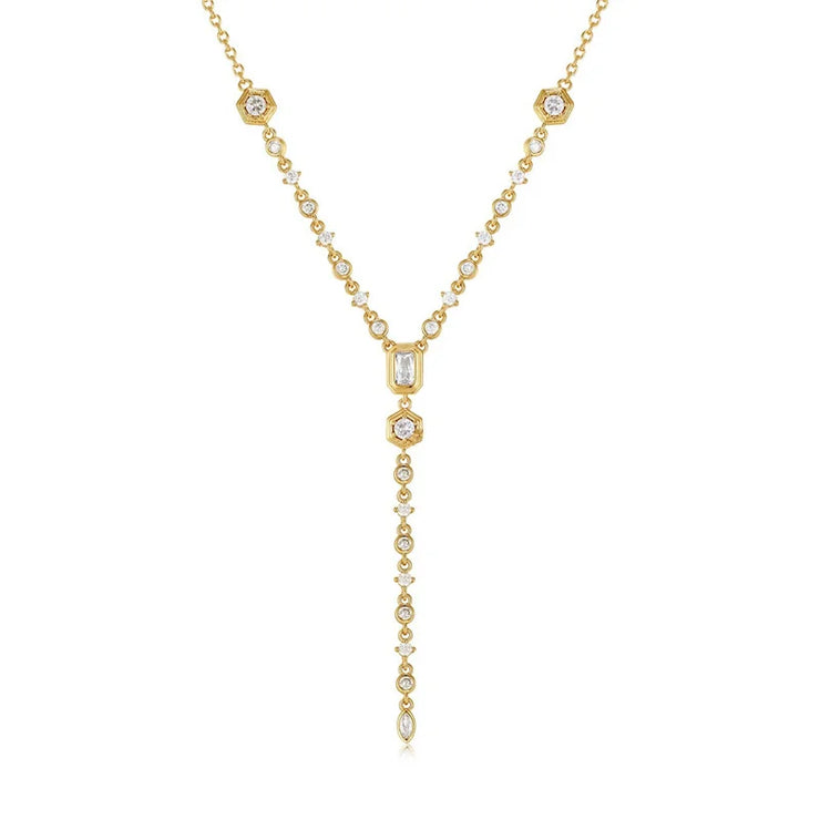 CUSTOMISED LUXARY GEOMETRIC IRREGULAR PARTY NECKLACE