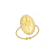 Luxury Double Bead Ball Ring  by DARK