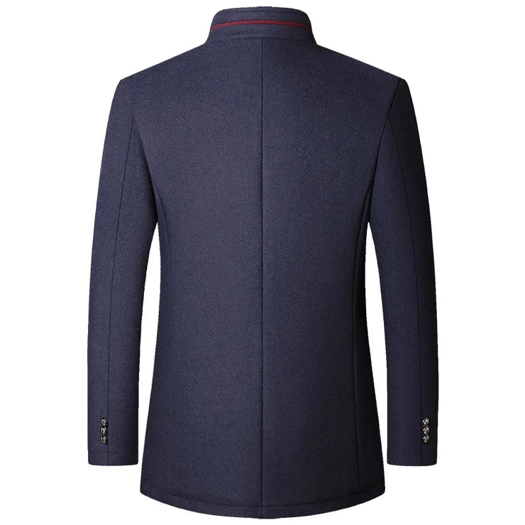 Men Woollen Trench Cashmere Jackets