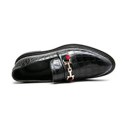 LUXARYBRANDED EMBOSSED COMFORTABLE LOAFERS
