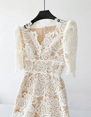 Women's  Elegant  Hollow Out casual Dress
