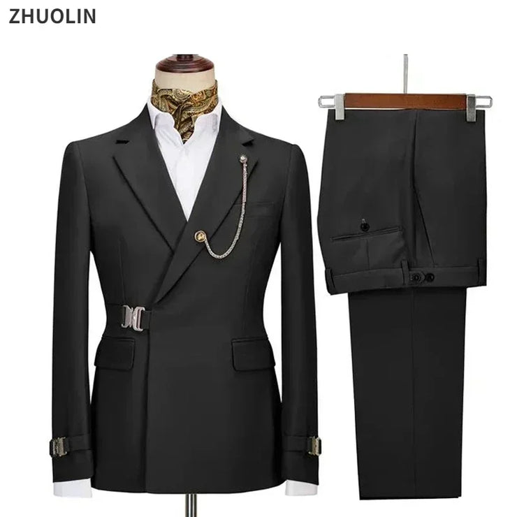 Luxury Italian Designer Classic suit