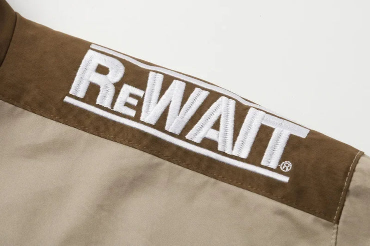 new American retro high street motorcycle jacket