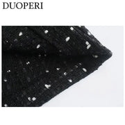 Women's Textured Sleeveless Faux Pearls Short Dress