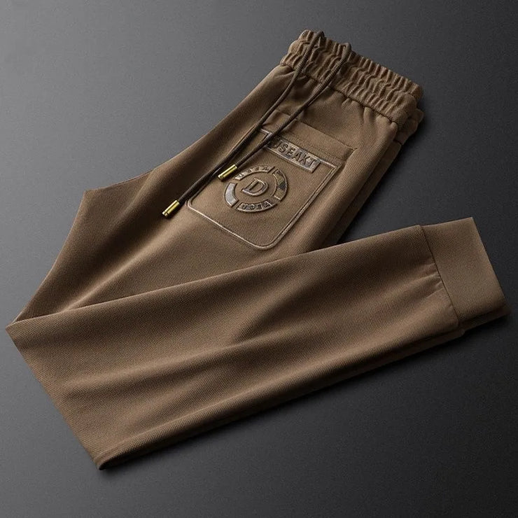 Luxury Embroidery cool silk smooth breathable Track