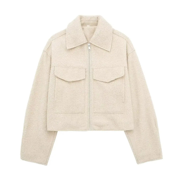 Luxury Will Vintage Lapel Neck Long Sleeve Jacket