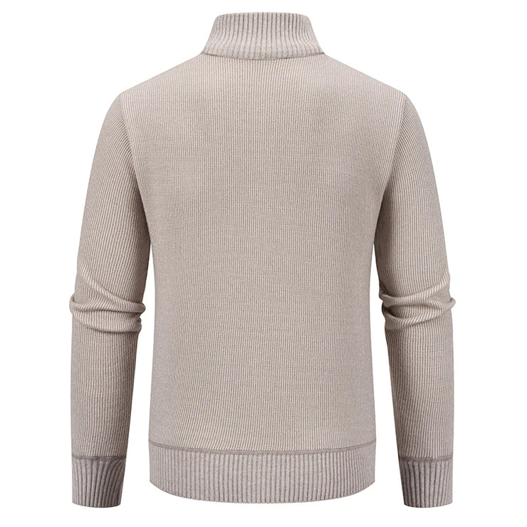 Winter Casual Slim Zipper Cardigans Knitting Jacket