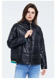 Women Bright Parka Warm Jacket
