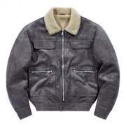 Velvet Thickening Fashion Multi-pockets Cargo Coat