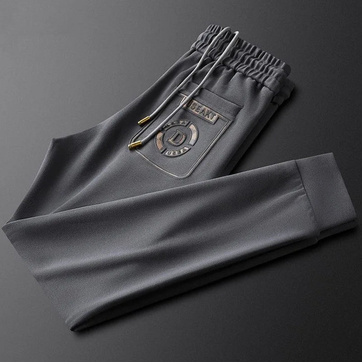 Luxury Embroidery cool silk smooth breathable Track