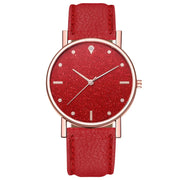 Quartz luxary leathered Wristwatch