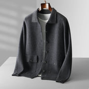 Long Sleeve Knitted Business Casual Wool Sweater