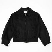 Retro Brown Coffee Suede Jacket For Men