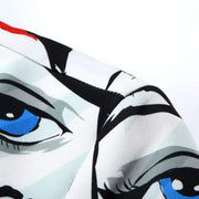 Men's luxury Streetwear printed cropped jacket