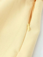 Women's Luxury High Waist Side Zipper Midi Skirt