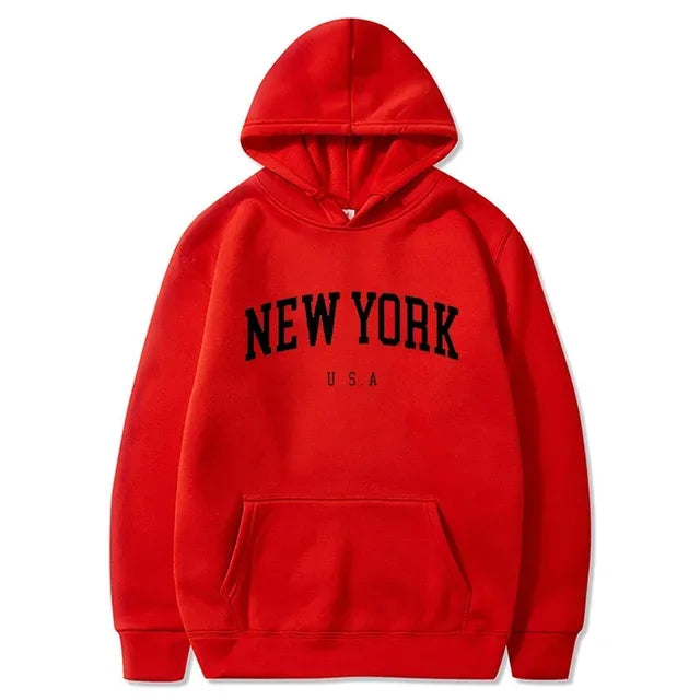 Men Women New York Printed Graphic Sweatshirt