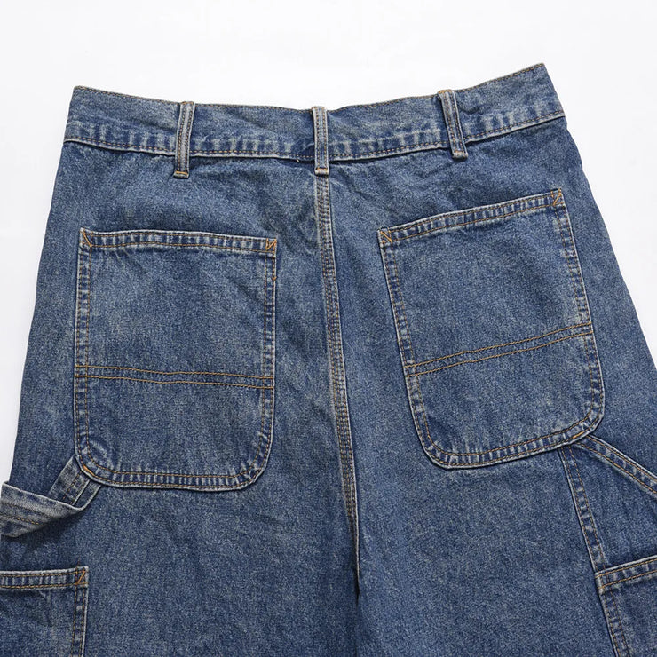 FOG DRIFT SUMMER SIMPLE  CASUAL LOOSE ZIPPER SOLID SHORT