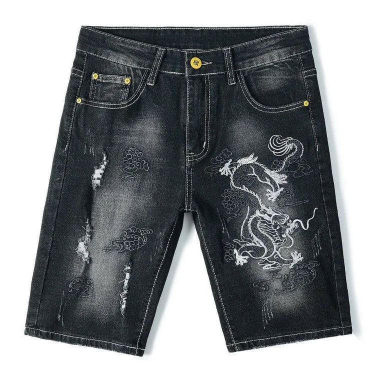 LUXARY COMFORTABLE PRINTED DENIM FOR MEN