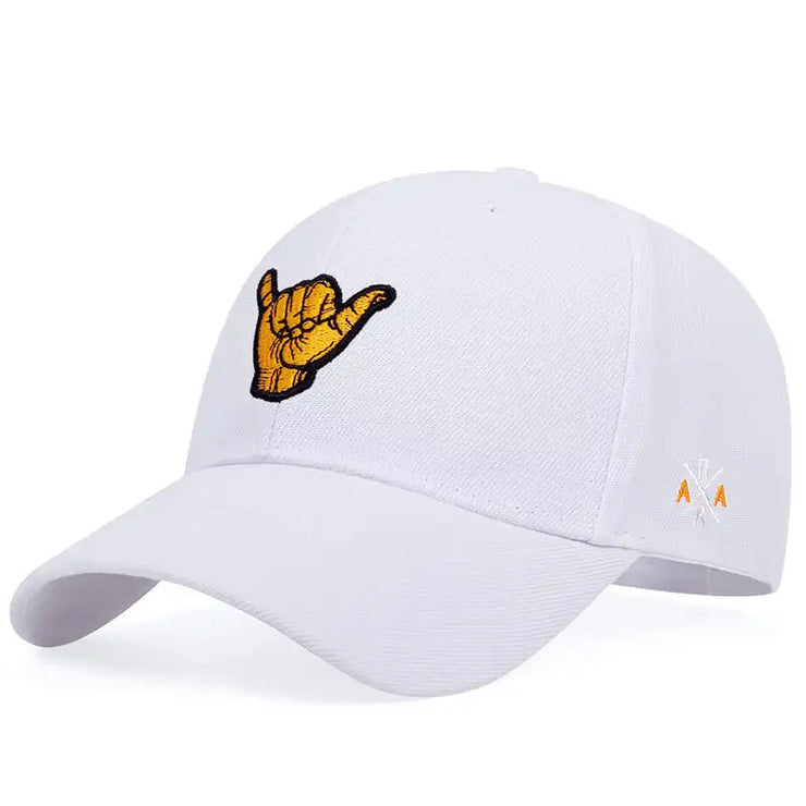 finger  cotton embroidery baseball cap