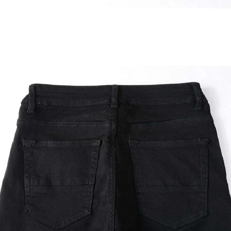 Distressed High Streetwear Stretch Skinny jeans