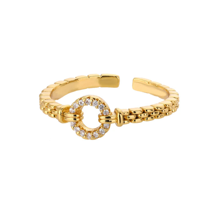 Luxury Double Bead Ball Ring  by DARK