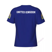 UNITED KINGDOM FLAG 3D RUNNING T-SHIRT FOR MEN