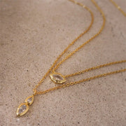 CUSTOMISED LUXARY GEOMETRIC IRREGULAR PARTY NECKLACE