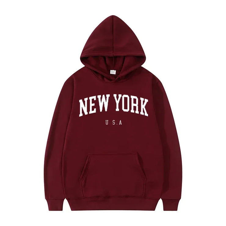 Men Women New York Printed Graphic Sweatshirt