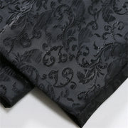 Luxury Black jacquard printed suit for men