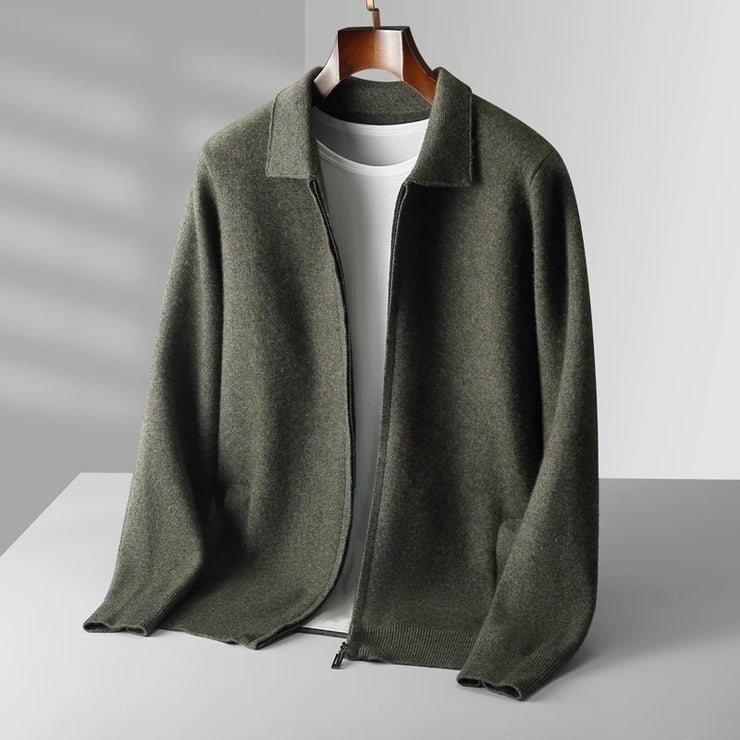 casual knitted cotton jacked jacket