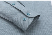 Luxury high-quality cotton houndstooth full shirts
