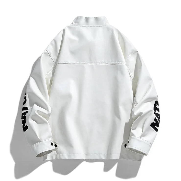NEW PU LEATHER  MOTORCYCLE  JACKET FOR MENS