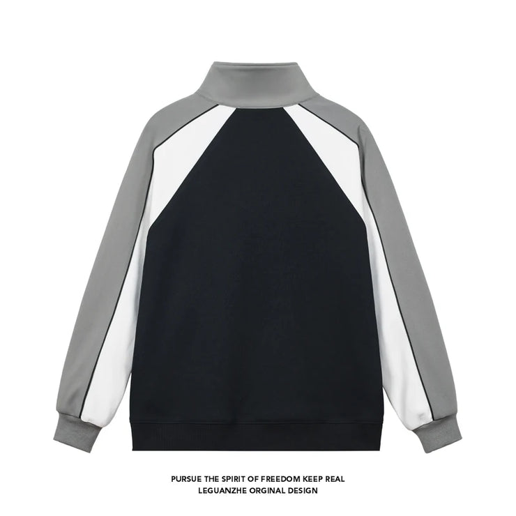 Men's High Street Half Zip Stand Up Sweatshirt