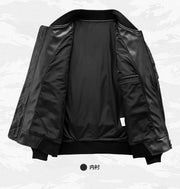 luxary pu leather bomber Techwear  jacket