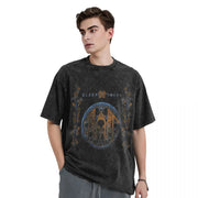 British solid printed T-shirt