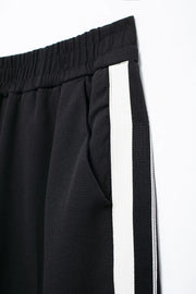 Luxury Black venom Striped Sports Set